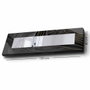 Wallity Espejo Decorativo 40x120cm (espejo 20x100cm) 40120NISMA-016 Oro, Antracita, Negro